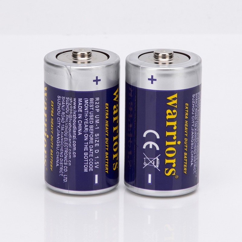 High-capacity Industrial Carbon R20P D Batteries