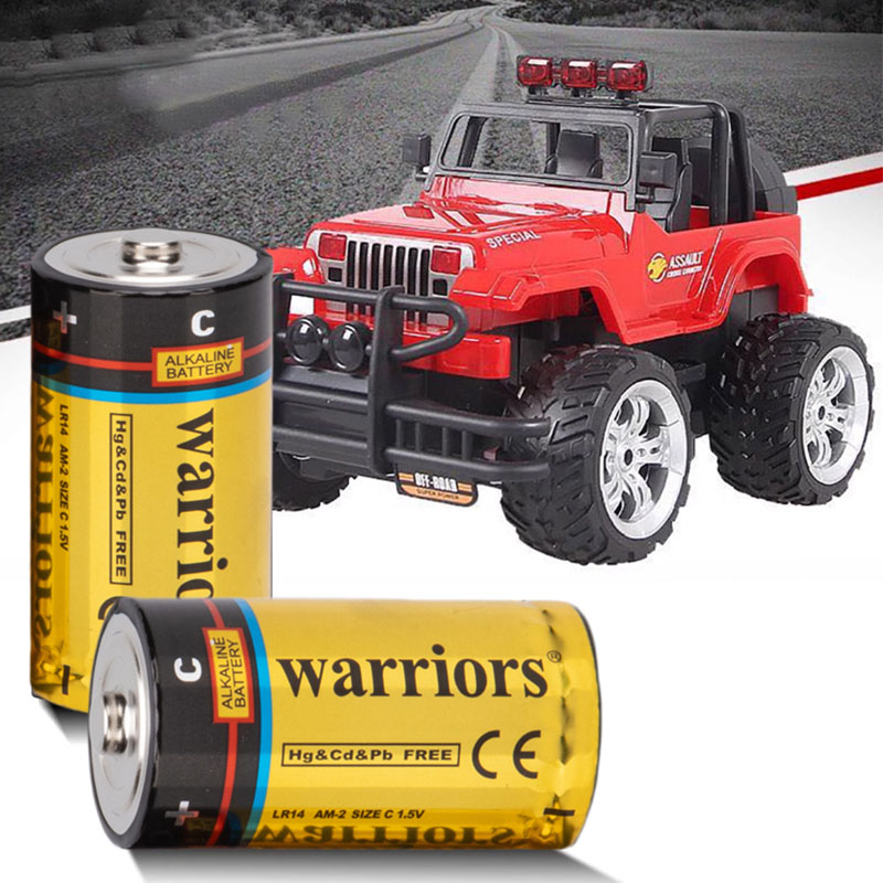 Alkaline batteries for toys